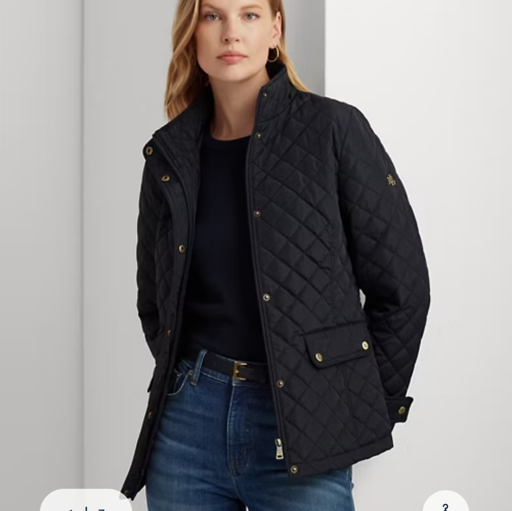 Ralph Lauren Black Quilted Jacket